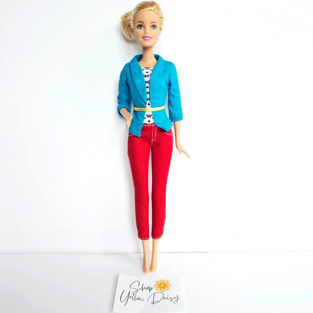 Modern Barbie Careers Teacher Doll Blonde Blue Eyes Movie Fashionista Career Toy